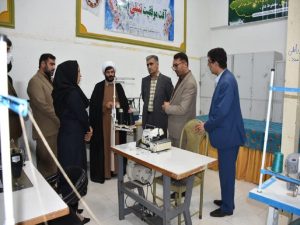 افتتاح کارگاه تولید مکانیزه پوشاک در بند نسوان زندان بندرعباس 