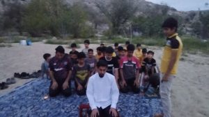 اردوی فرهنگی تربیتی بچه های مسجدی روستای تازیان بالا در ماه رمضان
