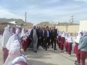 افتتاح مدرسه شش‌کلاسه منیژه افسر در روستای درگور خمیر با حضور مدیرکل آموزش‌وپرورش هرمزگان